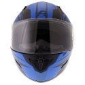 Street Helmet Matt Black Blue