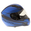 Akito Street Helmet Matt Black Blue Size: XS