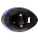 Street Helmet Matt Black Blue