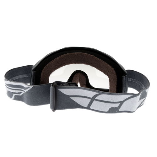 Fly Racing Focus Grey Goggles Back                                                                                                                                                                                                                             