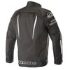 Alpinestars Gunner V2 Black White Waterproof Textile Motorcycle Jacket Back                                                                                                                                                                                    