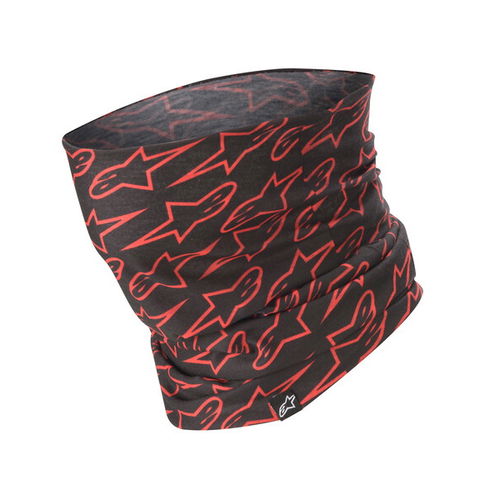 Alpinestars Neck Tube Black Red Fluo