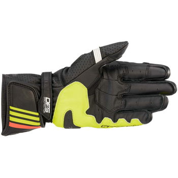 Alpinestars GP Plus R V2 Gloves Black Yellow Fluo Red Fluo Size: Mens UK - S