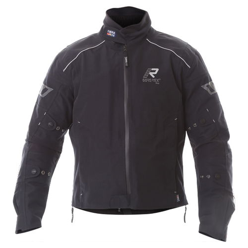 Rukka Kalix Mens Black GoreTex Waterproof Textile Motorcycle Jacket Front                                                                                                                                                                                      