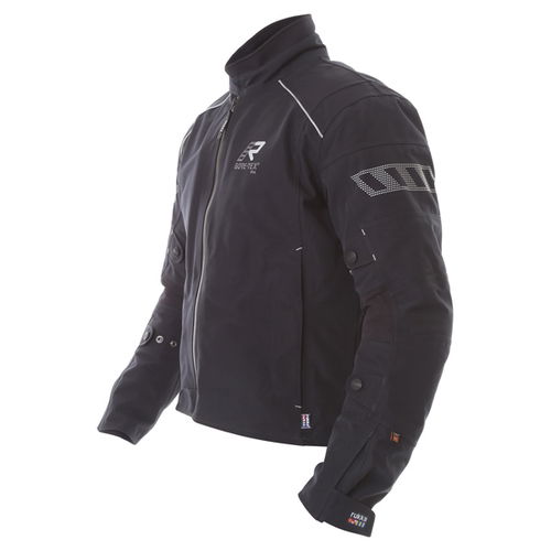 Rukka Kalix Mens Black GoreTex Waterproof Textile Motorcycle Jacket Side                                                                                                                                                                                       