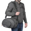 Kappa 17-30L Expandable Side Bags Dark Grey Dark Grey