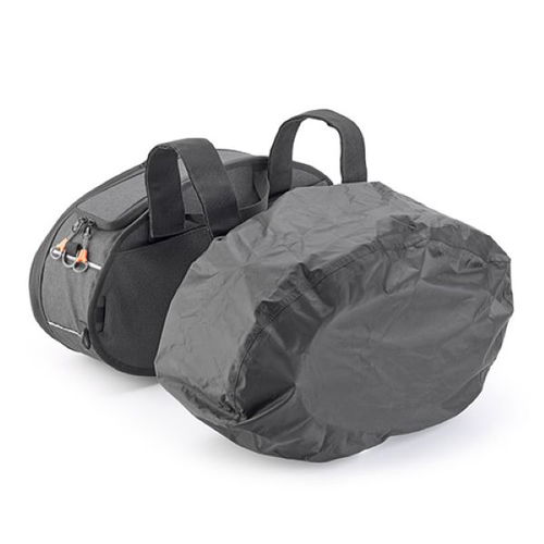 Kappa 17-30L Expandable Side Bags Dark Grey Dark Grey