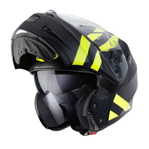 Caberg Duke II Super Legend Helmet Black Yellow Size: S
