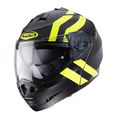 Caberg Duke II Super Legend Helmet Black Yellow Size: S