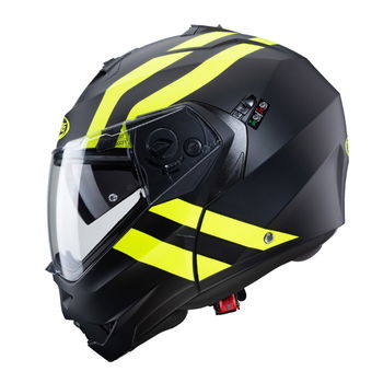 Caberg Duke II Super Legend Helmet Black Yellow Size: S