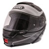 Shoei Neotec 2 Splicer Black Grey Flip Front Motorcycle Helmet Front Left                                                                                                                                                                                      
