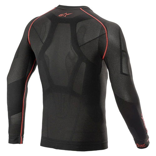 Alpinestars Ride Tech V2 Top Long Sleeve S Black Red Size: XS-S