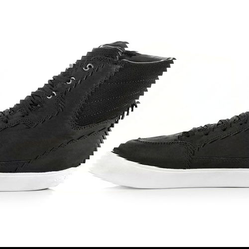 Alpinestars J-6 Waterproof Black White Motorcycle Shoes Inside leg                                                                                                                                                                                             