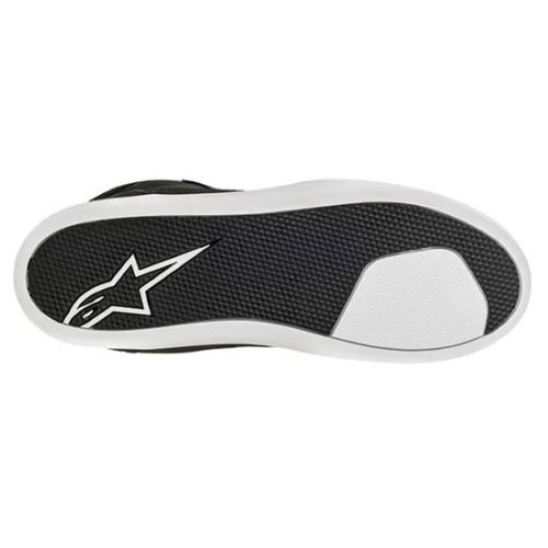 Alpinestars J-6 Waterproof Black White Motorcycle Shoes Sole                                                                                                                                                                                                   