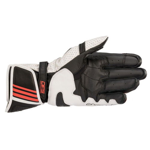 Alpinestars GP Plus R V2 Gloves Black White Bright Red Size: Mens UK - S