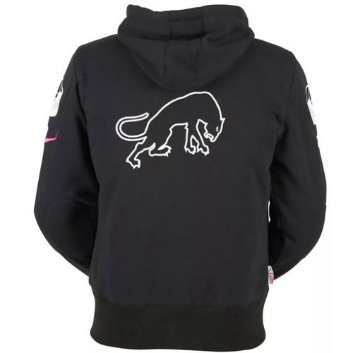 Furygan Luxio Ladies Black Textile Motorbike Jacket Side                                                                                                                                                                                                       