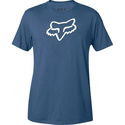 Legacy Fox Head T-Shirt Distressed Blue