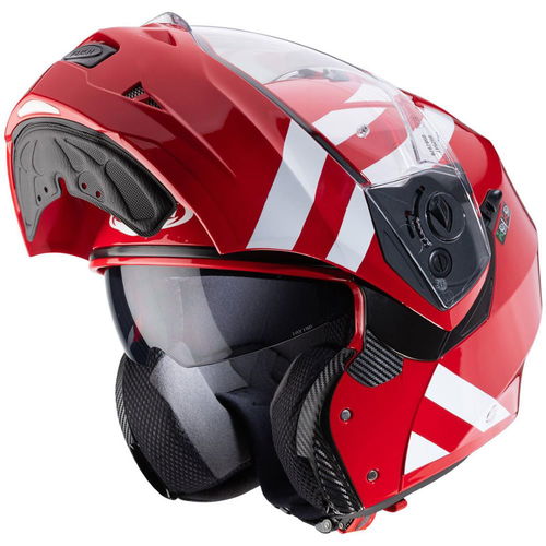 Caberg Duke II Super Legend Helmet Red White Size: M