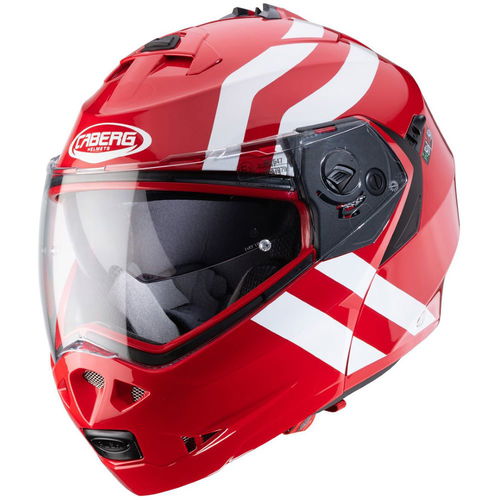 Caberg Duke II Super Legend Helmet Red White Size: M