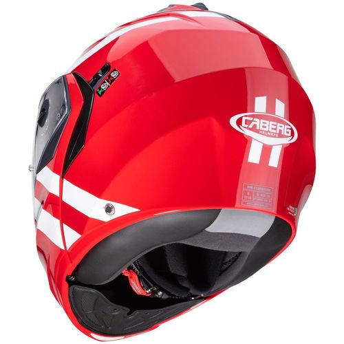 Caberg Duke II Super Legend Helmet Red White Size: M