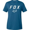 Fox Legacy Distressed Blue Moth T-Shirt Front                                                                                                                                                                                                                  