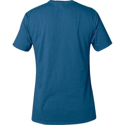 Fox Legacy Distressed Blue Moth T-Shirt Back                                                                                                                                                                                                                   