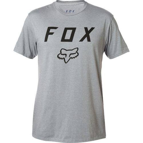 Fox Legacy Heather Graphite Moth T-Shirt Front                                                                                                                                                                                                                 