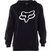 Fox Legacy Black Foxhead Fleece Front                                                                                                                                                                                                                          