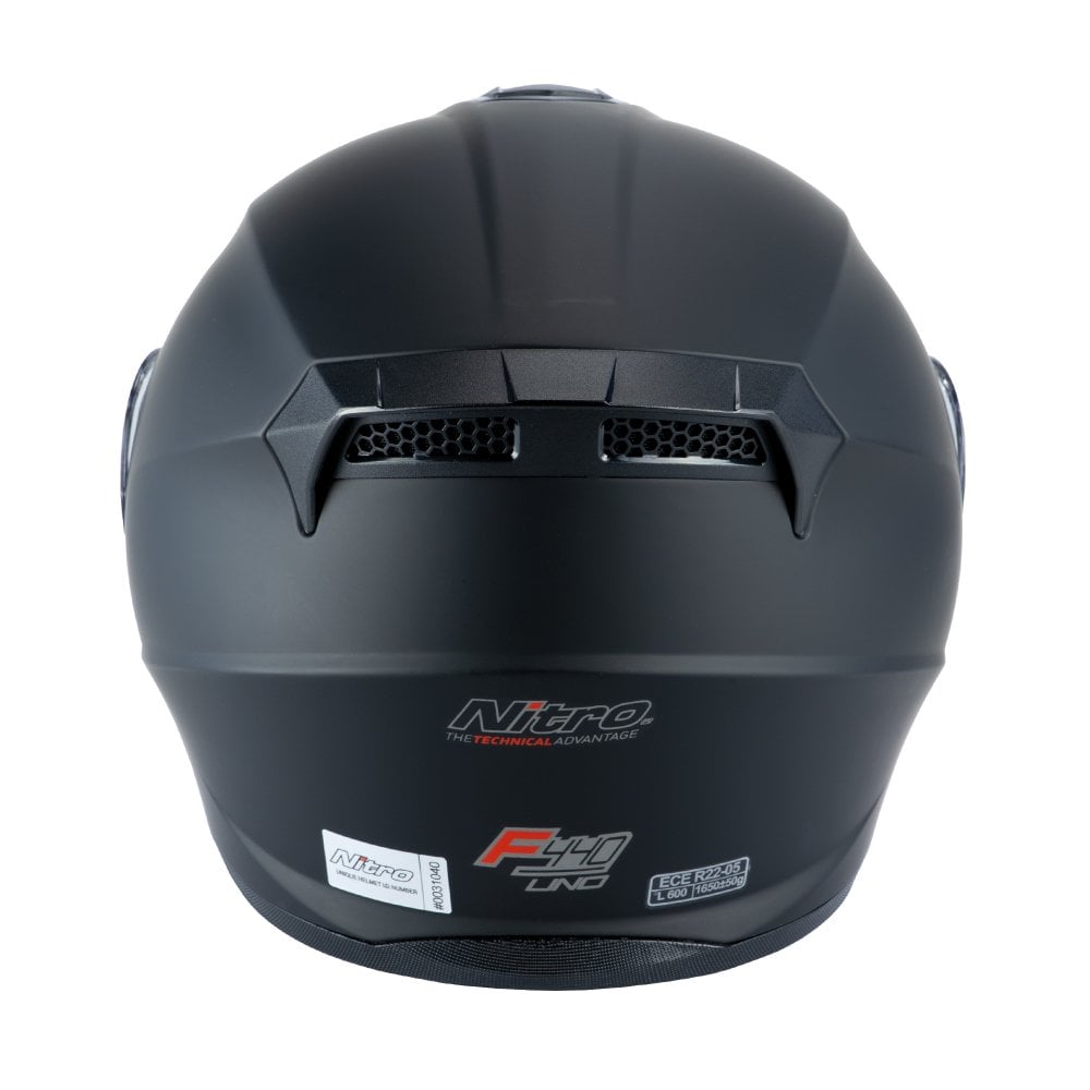Nitro F440 Flip Front DVS Helmet Satin Black Size: S