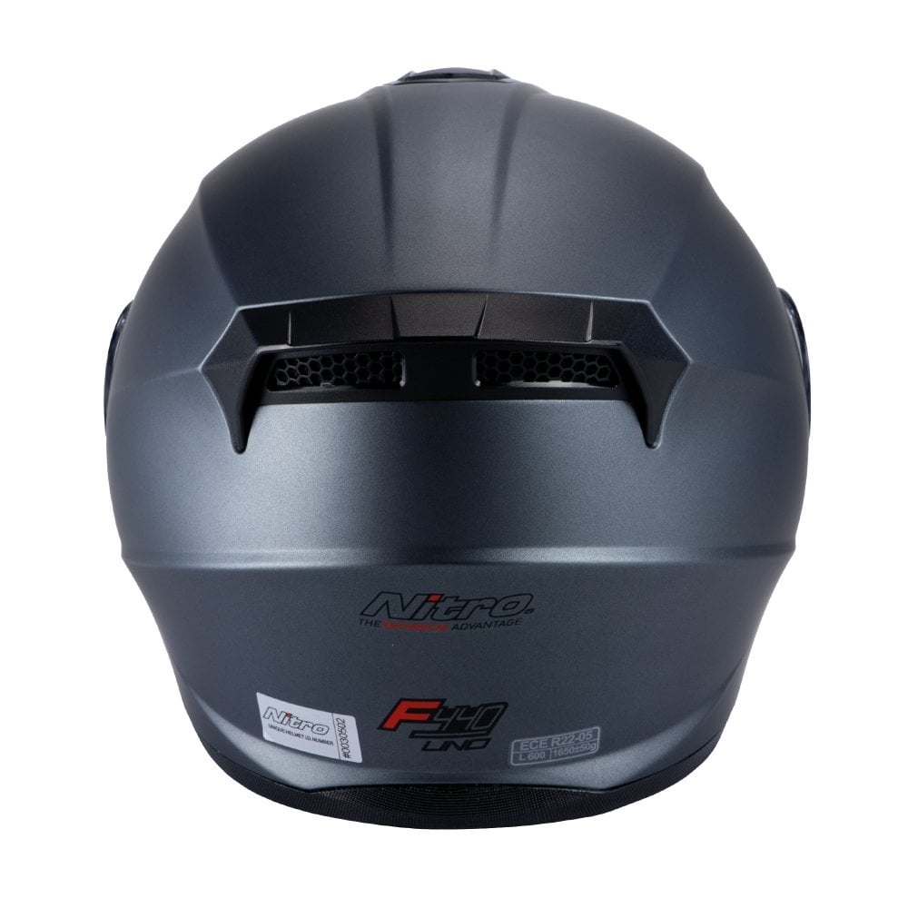 Nitro F440 Flip Front DVS Helmet Satin Gunmetal Size: S