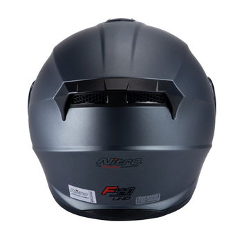 Nitro F440 Flip Front DVS Helmet Satin Gunmetal Size: S