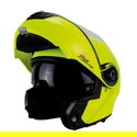 F440 Flip Front DVS Helmet Gloss Safety Yellow