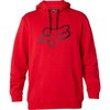 Fox Legacy Dark Red Foxhead Fleece Front                                                                                                                                                                                                                       
