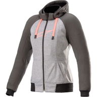 Stella Chrome Sport Hoodie Melange Grey Tar Diva Pink