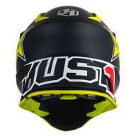 J38 Rockstar Helmet Matt Black Yellow