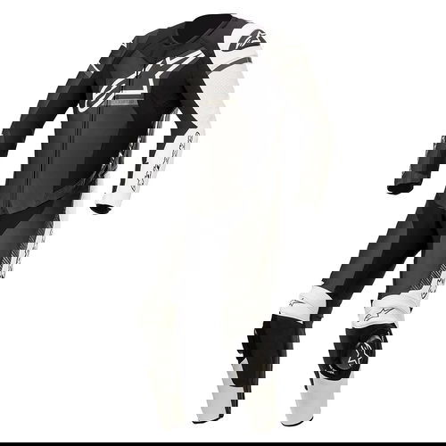 Alpinestars GP Force Phantom Suit Black White Metallic Grey Size: Mens UK - 38