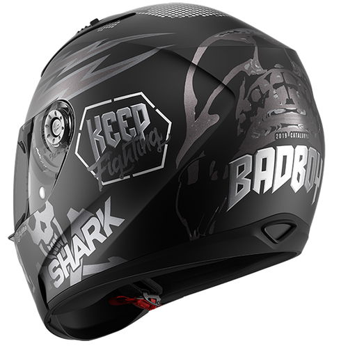 Shark Ridill Cata Bad Boy Helmet Matt KAS Size: XS