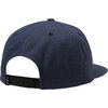 Fox Instill Navy White Snapback Hat Back                                                                                                                                                                                                                       