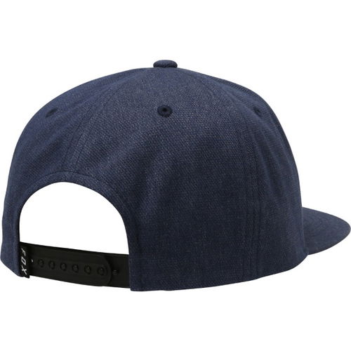 Fox Instill Navy White Snapback Hat Back                                                                                                                                                                                                                       