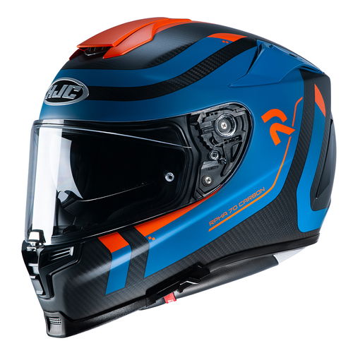 HJC RPHA 70 Carbon Reple Helmet Blue Orange