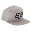 Fox Instill Snapback Steel Grey Baseball Cap Front Right                                                                                                                                                                                                       