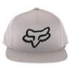 Fox Instill Snapback Steel Grey Baseball Cap Front                                                                                                                                                                                                             