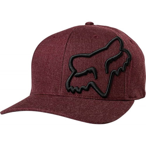 Fox Clouded Red Flexfit Hat Front                                                                                                                                                                                                                              
