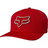 Fox Lithotype Red Flexfit Hat Front                                                                                                                                                                                                                            