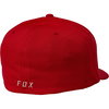 Fox Lithotype Red Flexfit Hat Back                                                                                                                                                                                                                             