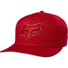 Fox Epicycle Dark Red Flexfit Hat Front                                                                                                                                                                                                                        