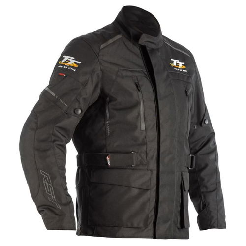 RST Sulby IOM CE Textile Jacket Black Size: Mens UK - 40