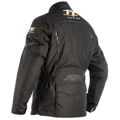 RST Sulby IOM CE Textile Jacket Black Size: Mens UK - 40