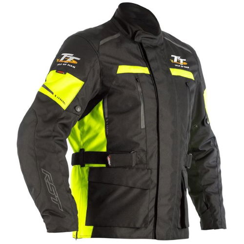 RST Sulby IOM CE Textile Jacket Fluo Yellow Size: Mens UK - 40