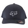 Fox Legacy Flexfit Navy Baseball Cap Front                                                                                                                                                                                                                     